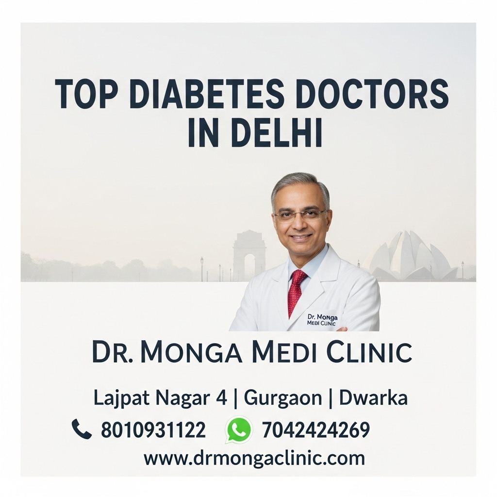 top diabetes doctors in Delhi